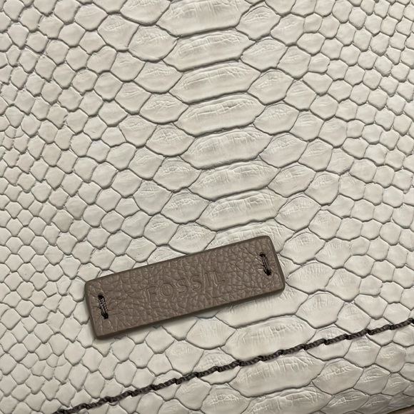 Fossil Claire Mini Satchel in Snakeskin Texture - Picture 7 of 15